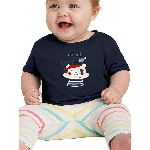 Cute Pirate Bear Art T-Shirt Infant -Image by Shutterstock,  24 Months