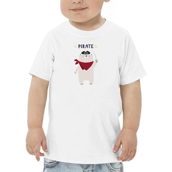 Cute Pirate Bear T-Shirt Toddler -Image by Shutterstock,  2 Toddler