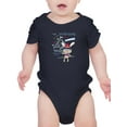 thumbnail image 1 of Cute Pirate Bunny Art Bodysuit Infant -Image by Shutterstock,  24 Months, 1 of 4