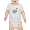 thumbnail image 1 of Cute Pirate Crab On Ship Bodysuit Infant -Image by Shutterstock,  6 Months, 1 of 4