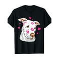 thumbnail image 1 of Cute Pitbull Dog Love And Hearts Funny I Love PitBull Dogs 220g 100% Cotton T-Shirt, 1 of 5