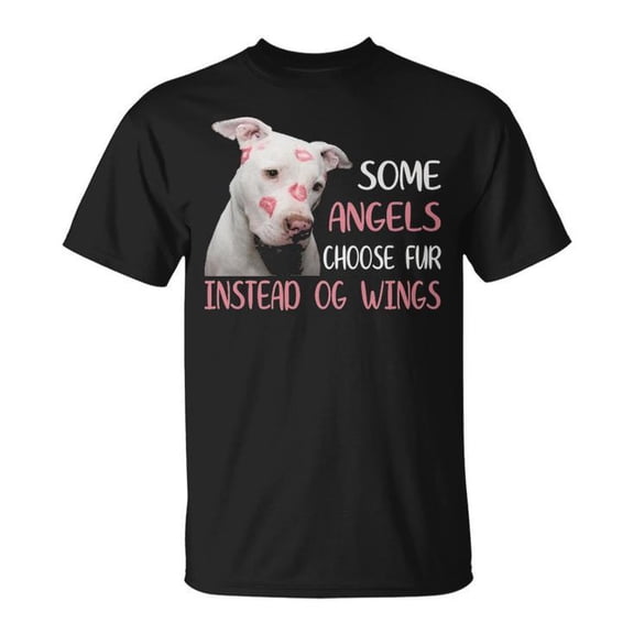 Cute Pitbull Dog Lover Pet Mom Graphic Cotton Tee Women Girls Youth Casual Comfortable T-Shirt for Everyday Wear, Size 3XL, Color Black