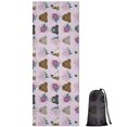 thumbnail image 1 of Cute Pitbull Terriers Dog and Flower Hot Yoga Mat Towel Non Slip for Hot Yoga - Quick-Drying Yoga Mat Cover with 4 Corner Pockets with Travel Bag - Hot Yoga Towel Non Slip 70"x26", 1 of 6
