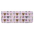 thumbnail image 1 of Cute Pitbull Terriers Dog and Flower Kitchen Rug Mat,Kitchen Runner Rugs Non Skid Washable,Decorative Kitchen Floor Mats for Kitchen,Sink,Laundry,17"x47.2", 1 of 7