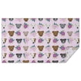 thumbnail image 1 of Cute Pitbull Terriers Dog and Flower Rectangle Tablecloth 60"x102",Waterproof Polyester Rectangle Table Cloth, Wipeable Spillproof Polyester Tablecloth for Dining, Camping, Indoor and Outdoor, 1 of 6