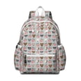 thumbnail image 1 of Cute Pitbull Terriers Dog and Flower Backpack for School,Cute School Bag,Schoolbag with Adjustable Shoulder Straps & Padded Back,13.4"x11"x4.7", 1 of 6