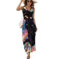 thumbnail image 1 of Cute Planet Cat Sleeveless Dress Woman Fashion Long Dresses Women's Summer Suit Dress 2025, 1 of 7