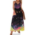 thumbnail image 1 of Cute Planet Cat Sleeveless Dress Women's Luxury Party Dress Birthday Dresses for Women, 1 of 7