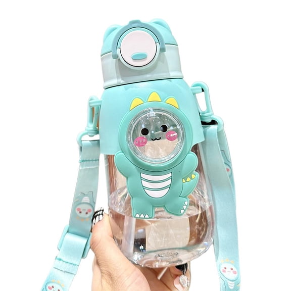 Cute Plastic Straw Mug D5A4