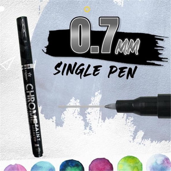 Cute Plating Soldering Pen Highlight Pen Mirror Appliances 1ml Stationery Set
