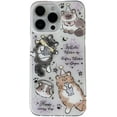 thumbnail image 1 of Cute Playing Cat Graffito Letters Soft Phone Case Compatible with iPhone Case (White,iPhone 12 Pro Max), 1 of 6