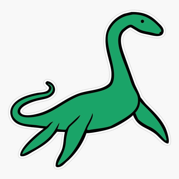 Cute Plesiosaur Ocean Creature Sticker