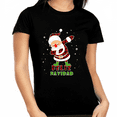 thumbnail image 1 of Cute Plus Size Christmas Shirts for Women Plus Size Plaid Christmas Shirts Santa Feliz Navidat Shirt, 1 of 5