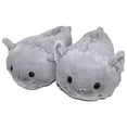 thumbnail image 1 of Cute Plush Animal Winter Women's Fat cat plush sneaker slippers Indoor Warm Slippers (US 5-7, Grey Cat), 1 of 4