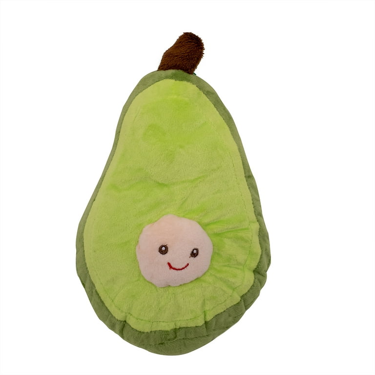 Cute Stuffed Plush Baby Green Avocado Hug Pillow Small Decorative Soft Cushion