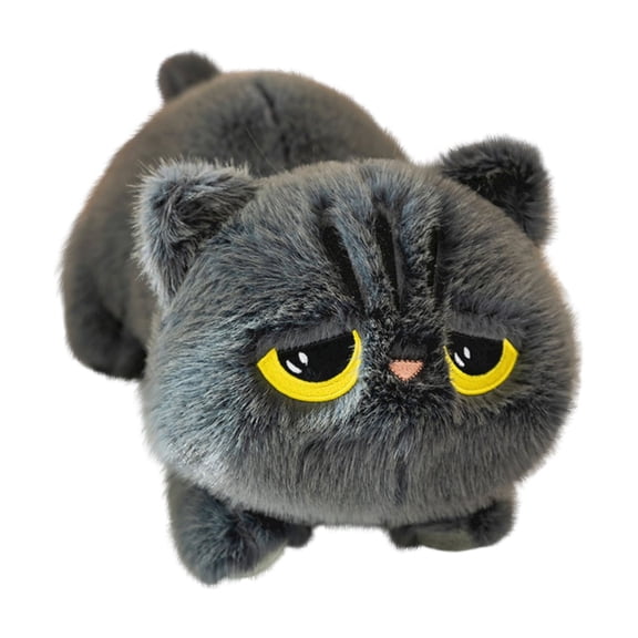 Cute Plush Cat Dolls, Soft And Fluffy Stuffed Toys With Adorable Facial Expression, For Girls As Birthday Gifts And Home Decoration Throw Pillows