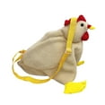 thumbnail image 1 of Cute Plush Chicken Purse for Women Adjustable Shoulder Bag Hen Shaped Handbag Toy, 1 of 3