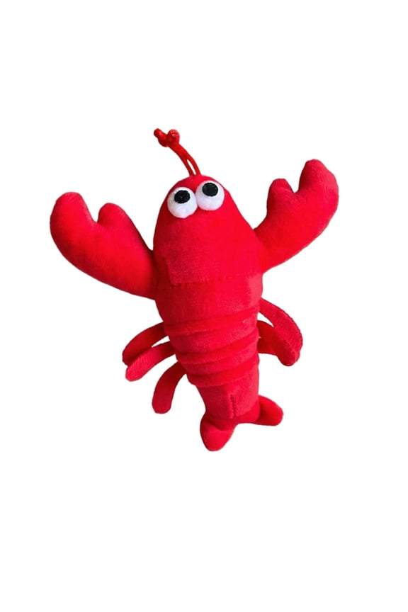 Cute Plush Crab Keychain Pendant Soft Stuffed Crab Doll Backpack Charm Key Ring Accessories for Bags Purses Keys Holiday Gift for Girls Women