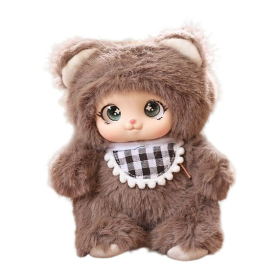 Cute Plush Doll, Super Deformed Adorable Stuffed Toy, Desktop Decoration Birthday Gift For Girls Handmade Figurine