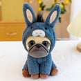 thumbnail image 1 of Cute Plush Donkey - Styled Pug Doll, Soft Stuffed Animal With Fluffy Design, Comfortable Huggable Toy For Kids, Bedroom Decor, Playtime Companions, 1 of 7