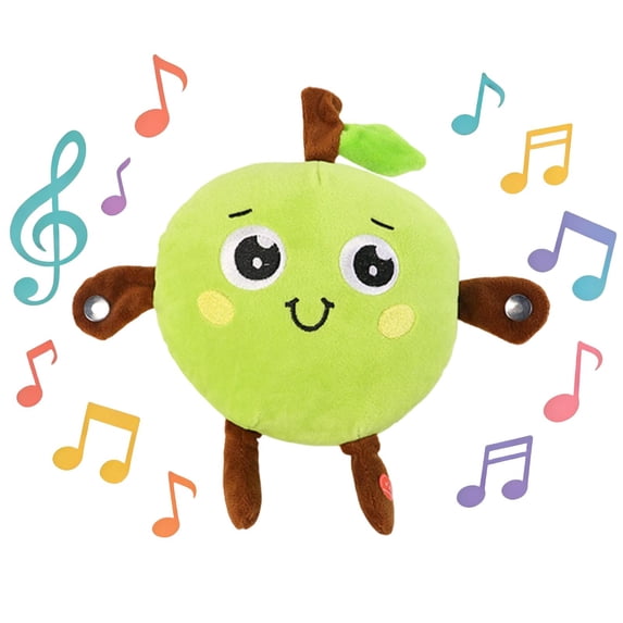 Cute Plush Figurine Body Beat – Interactive Music Plush Toy, Human Sensor Doll, Parent-Child Play Toy, Musical Sensory Toys for Kids, Fun Learning,Green