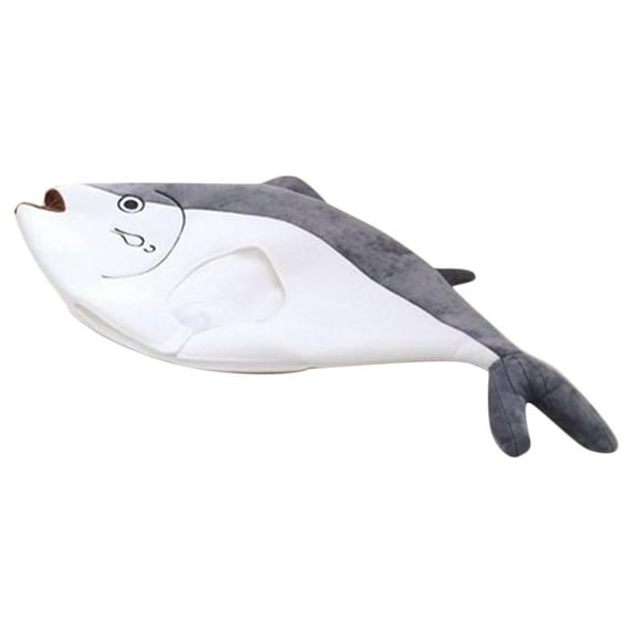 Cute Plush Fish Hat Halloween Party Hats Headgear Fancy Dress Cosplay Props