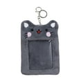 thumbnail image 1 of Cute Plush Keychain Photo Card Holder, Soft Fluffy Kitten Photocard Sleeve with Keychain, Bank Credit Card Protector, Cartoon Bear Plush Card Holder for Fans & Collectors, 1 of 6