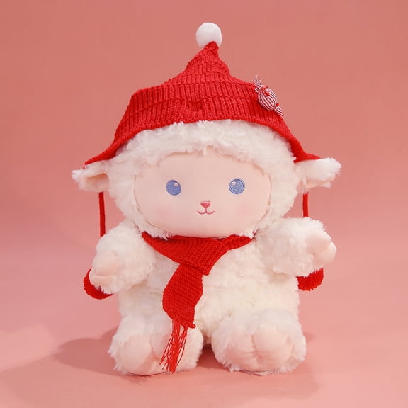 Cute Plush Lamb Stuffed Animal 30Cm, Soft Plush Toy For Tees & S, Collectible Decorative Plushie, Playful Companion Gift