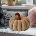 thumbnail image 1 of Cute Plush Pumpkin Pillow Khaki Autumn-Themed Comfortable Home Decoration, 1 of 5