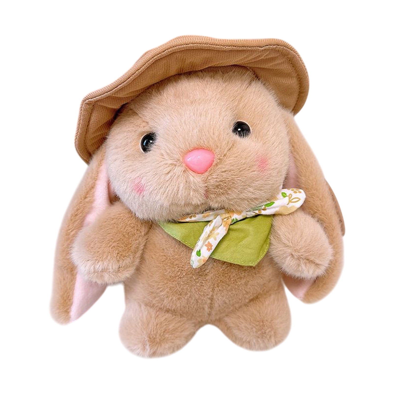 Cute Plush Rabbit, Wearing Hat Little White Rabbits, Can Embrace ...