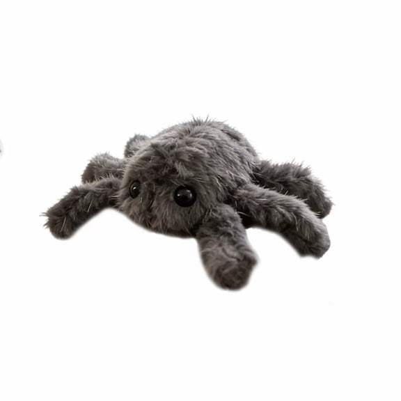 Cute Plush Spider Pet Interactive Toy, Adorable Spider Plush Animal Toy Induction Simulated Remote Control Spider Design, Fun Entertainment Teaser Tool for Cat and Dog Daily Play