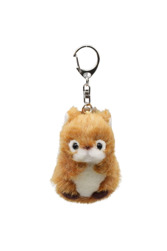 Cute Plush Squirrel Stuffed Animal Soft Keychain for Kids Bag, Purse, Backpack, Handbag