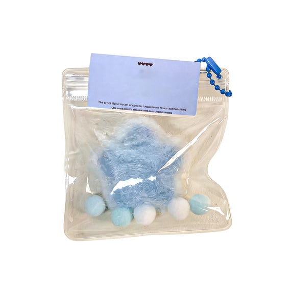 Cute Plush Star Stress Balls Squishies Fidget Toys Sensory Squeeze Toys Anxiety Relief Party Favors Easter Basket Stuffers, Blue