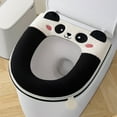 thumbnail image 1 of Cute Plush Toilet Seat Cover Cushion for Winter Warm Comfort Soft Toilet Seat Cover for Home Bathroom Easy to Clean and Install Cozy Toilet Seat Protector for Cold Weather, 1 of 6