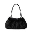 thumbnail image 1 of Cute Plush Tote Bag for Women New Fashion Shoulder Bag Zipper Handbag for Travel Daily Use Halloween Gifts, 1 of 10