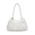 thumbnail image 1 of Cute Plush Tote Bag for Women New Fashion Shoulder Bag Zipper Handbag for Travel Daily Use Halloween Gifts, 1 of 10