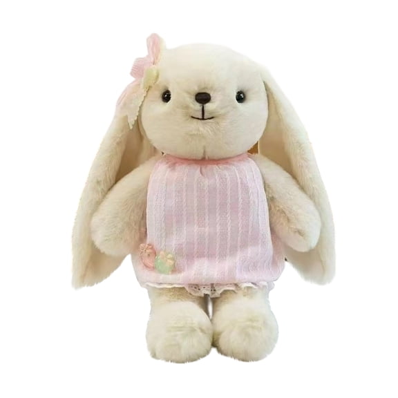 Cute Plush Toy Dress-up Doll, Soft Stuffed Animal with Removable Outfits for Kids, Fun Interactive Playtime Companion
