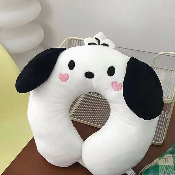 Cute Pochacco Kuromi Melody KT U-shape Neck Pillow for Travel Office Naps and Home Use - Portable and Comfortable for Neck Support