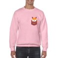 thumbnail image 1 of Cute Pocket Corgi Sweatshirt Men -Image by Shutterstock, Male 3X-Large, 1 of 4