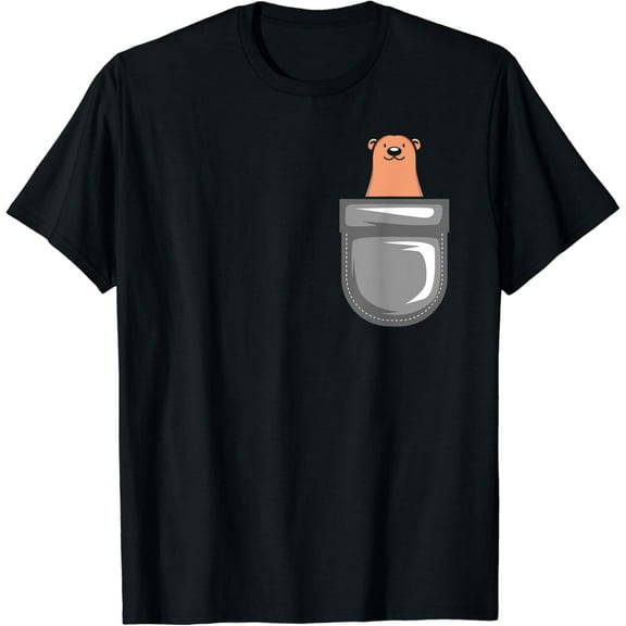 Cute Pocket Sea Otter Zoo Animal Giant Otter Animal Otter T-Shirt
