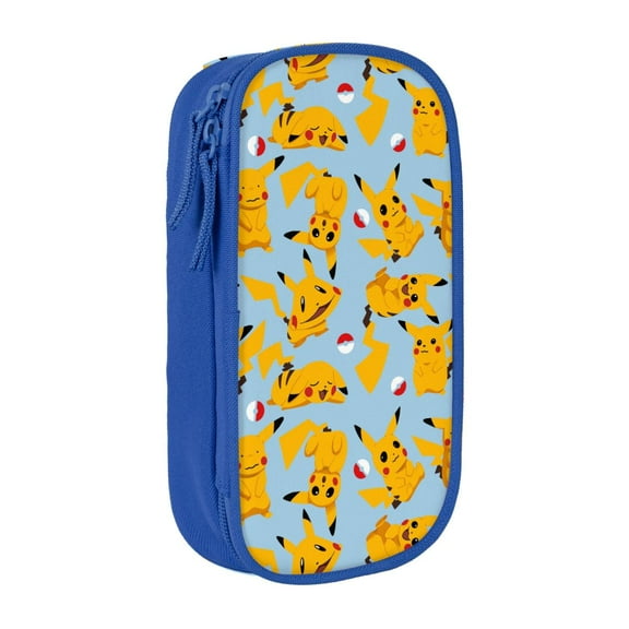 Cute Pokemon Gengar cartoon pencil case product double-layer pencil case cosmetic bag