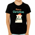 thumbnail image 1 of Cute Polar Bear Boys Christmas Tshirts Cute Kids Christmas Shirt for Boys Christmas T Shirts for Boys, 1 of 6