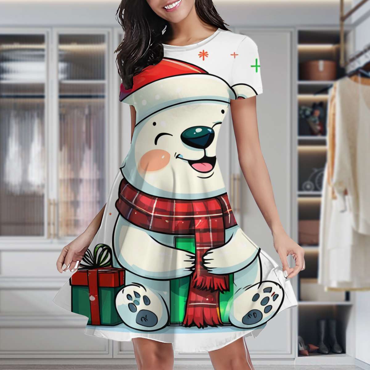 Sun Bear Skater Dress