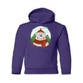thumbnail image 1 of Cute Polar Bear In Snow Hoodie Juniors -Image by Shutterstock,  x-Large, 1 of 4