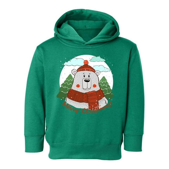 Cute Polar Bear In Snow Hoodie Toddler -Image by Shutterstock,  4 Toddler