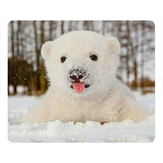 Cute Polar Bear Mouse pads Gaming Mouse Pad 9.84x7.87 inches