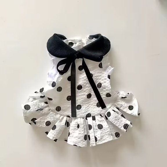 Cute Polka Dot Dress for Cats and Dogs - Perfect for Spring and Summer