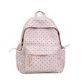 thumbnail image 1 of Cute Polka Dot Laptop Backpack Large Capacity Travel Backpack Bow Backpack Lightweight Bookbag for Female Elementary & Middle Students Teen (Pink), 1 of 2