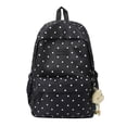 thumbnail image 1 of Cute Polka Dot Laptop Backpack Large Capacity Travel Backpack Lightweight Bookbag for Female Elementary & Middle Students, 1 of 4