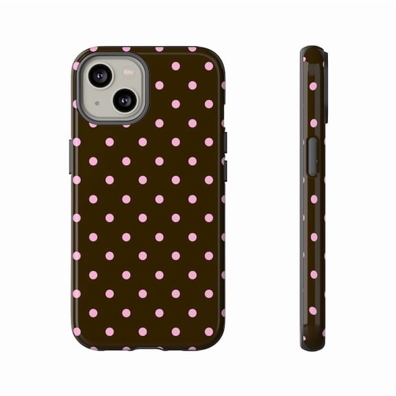 Cute Polka Dot Vintage Y2K Aesthetic Trendy Retro Pattern A772 Protective Case for iPhone 17 16 15 14 13 12 11 Pro Max